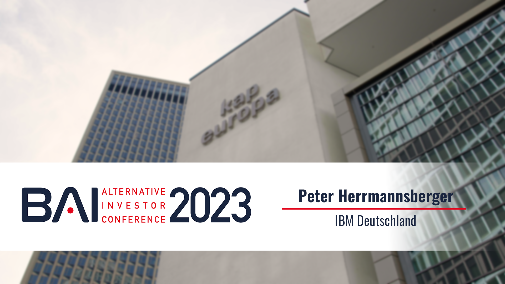Read more about the article AIC 2023 – Peter Hermannsberger