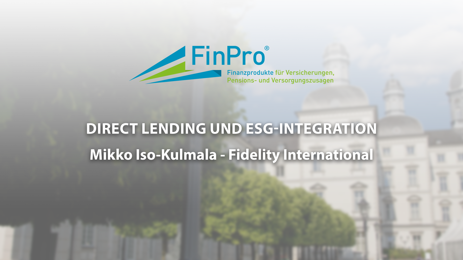 Read more about the article Direct Lending und ESG-Integration – Mikko Iso-Kulmala